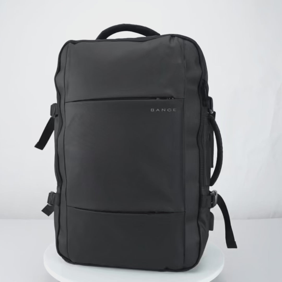 Digital Nomad Backpack by Travel Companion, ideal for travel or commuting with its large capacity , multi compartments , USB charging port, expandable zip design and padded laptop compartment.