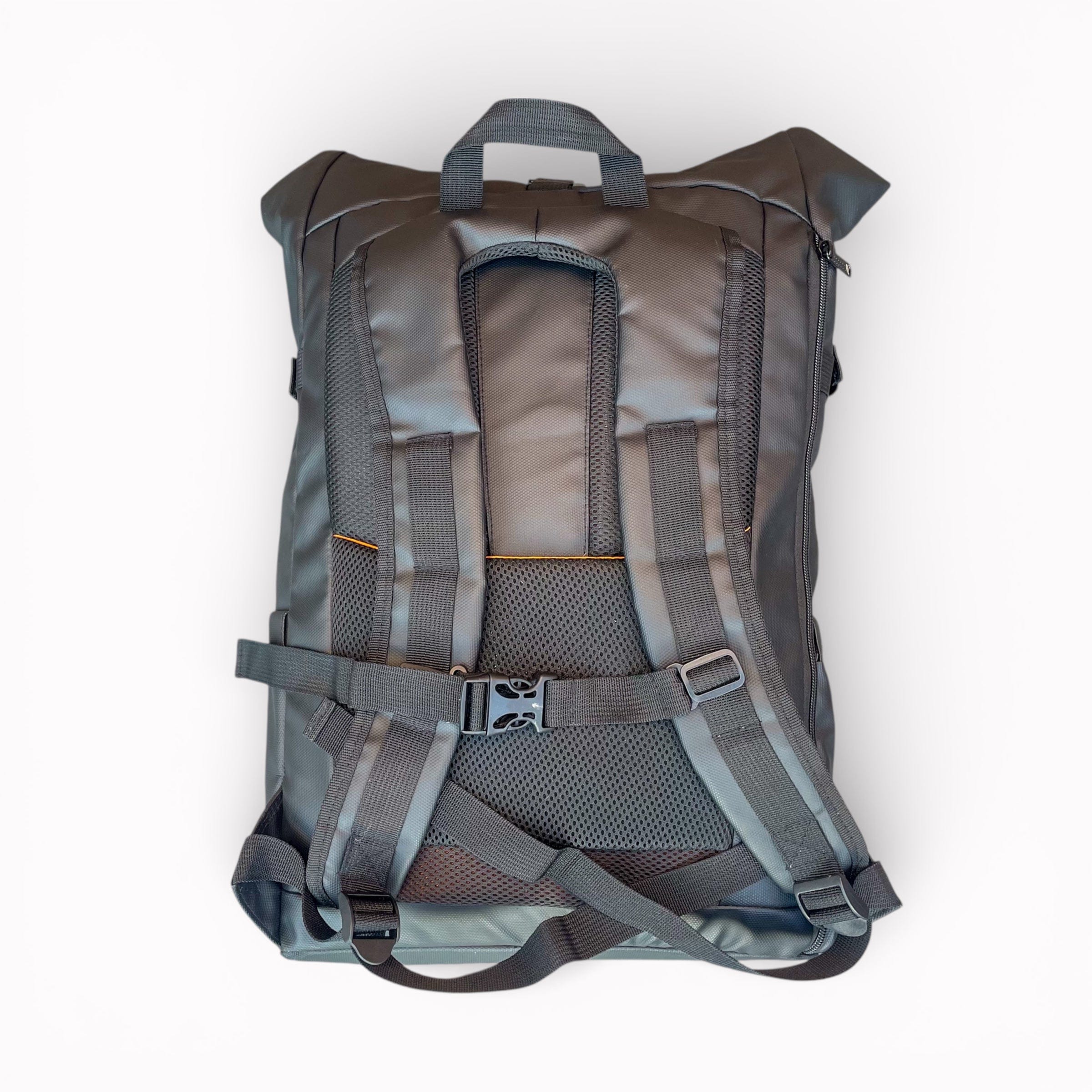 Travel Companion Black The Rolltop Backpack