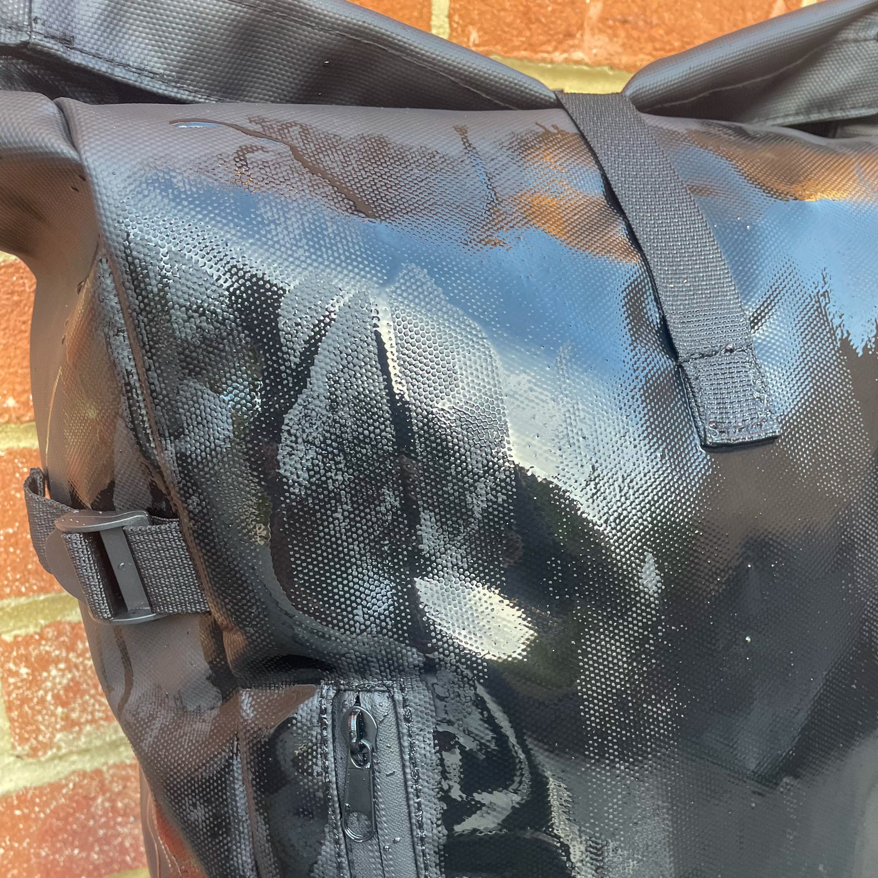 Travel Companion Black The Rolltop Backpack