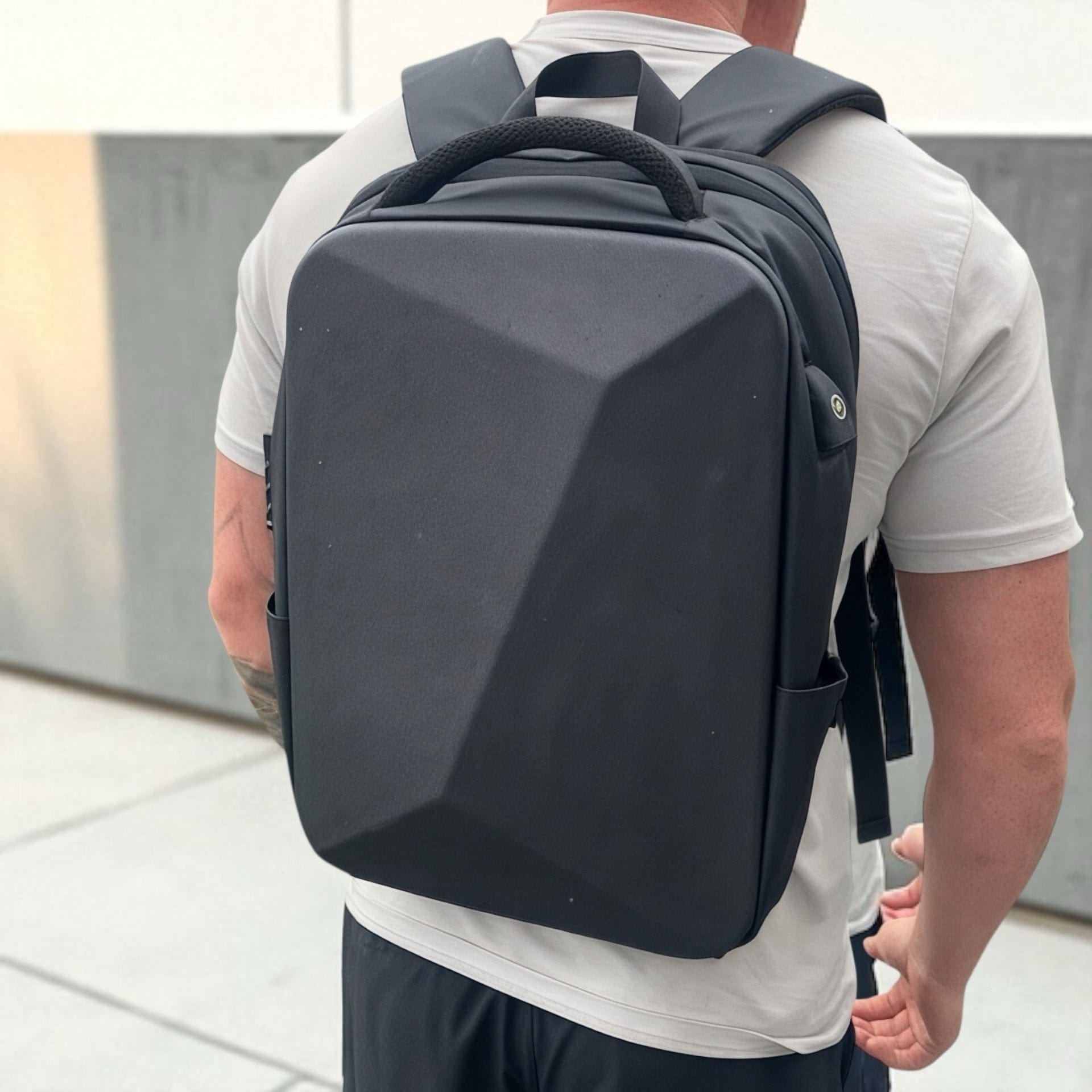Travel Companion Commuter Backpack Black Hardshell Backpack
