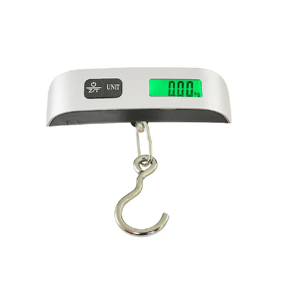 Travel Companion Hook style Portable Scale Digital LCD Display 110lb/50kg Electronic Luggage Hanging Suitcase Travel Weighs Baggage Bag Weight Balance Tools