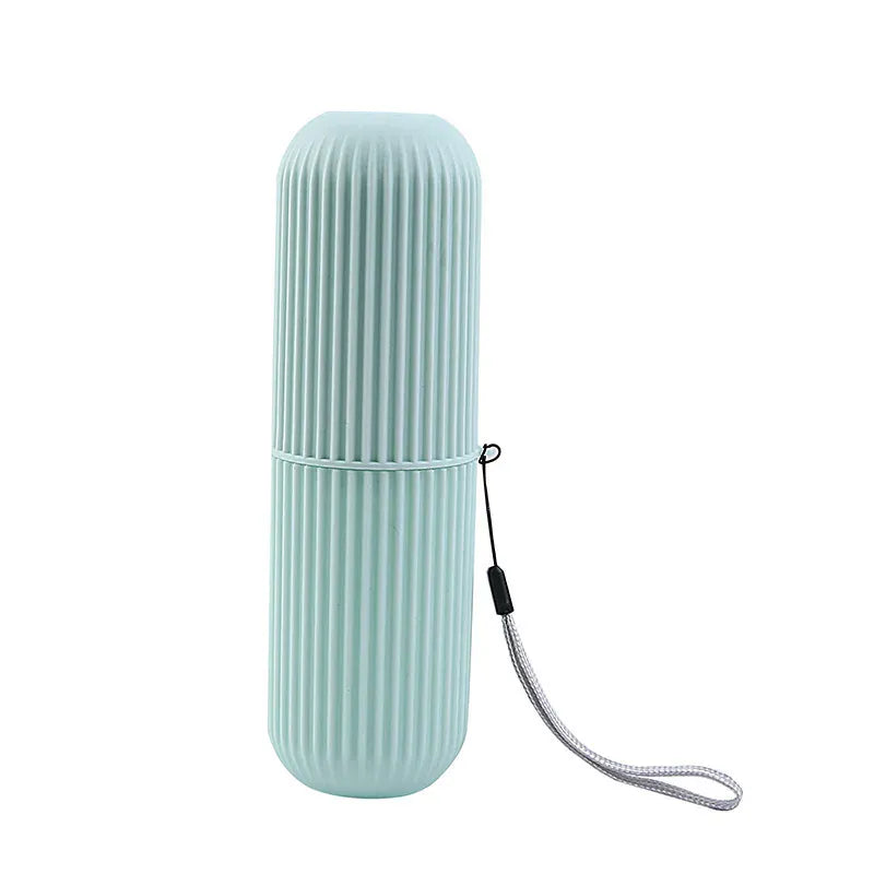 Travel Companion Light Blue Toothbrush Holder Case