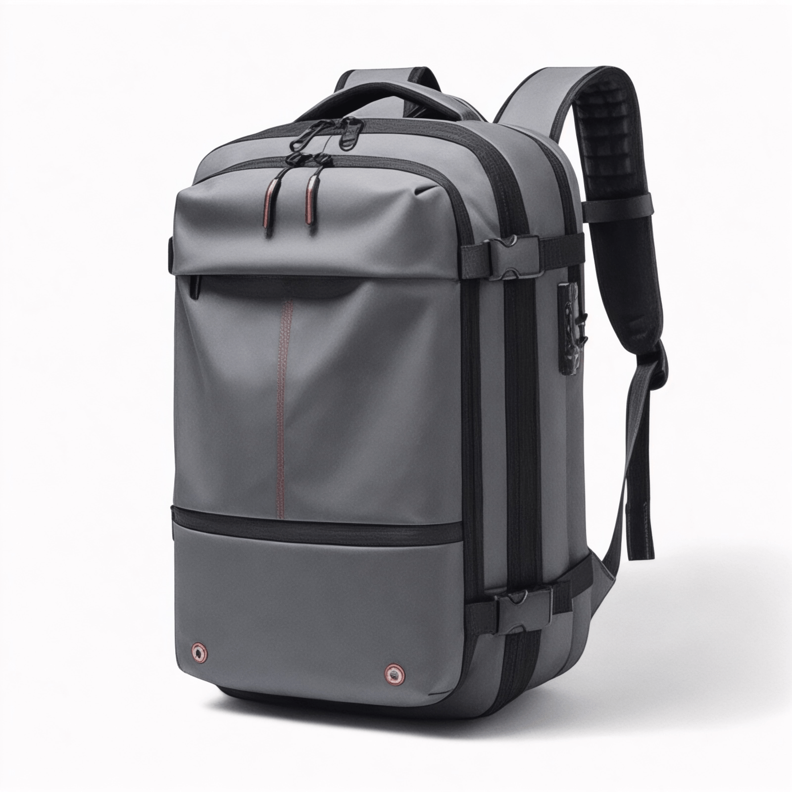 Travel Companion Travel Backpack Grey without vacuum pump The Spacesaver Travel Bag