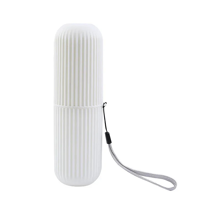 Travel Companion White Toothbrush Holder Case