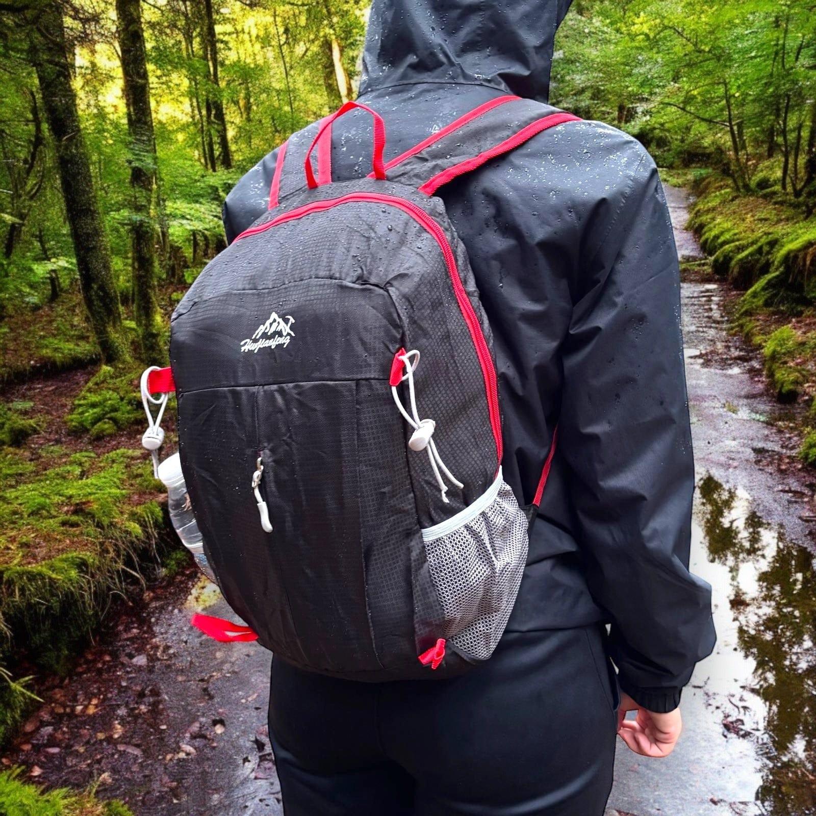 The Foldable Backpack by Travel companion. This Backpack is your ideal companion for those walks in the hills. lightweight and durable design, it has 17 litres of capacity for all your hiking essentials. Then when your finished simply fold it away to a third of its size.