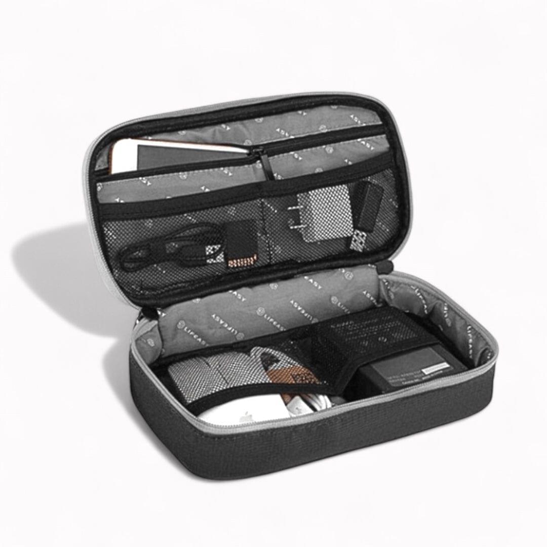 Cable organiser by Travel Companion. Never struggle through a tangled mess of cables again with the cable organiser. Made of durable materials , protect and organise your travel electricals with ease. Comes in four different sizes to cater for your needs.