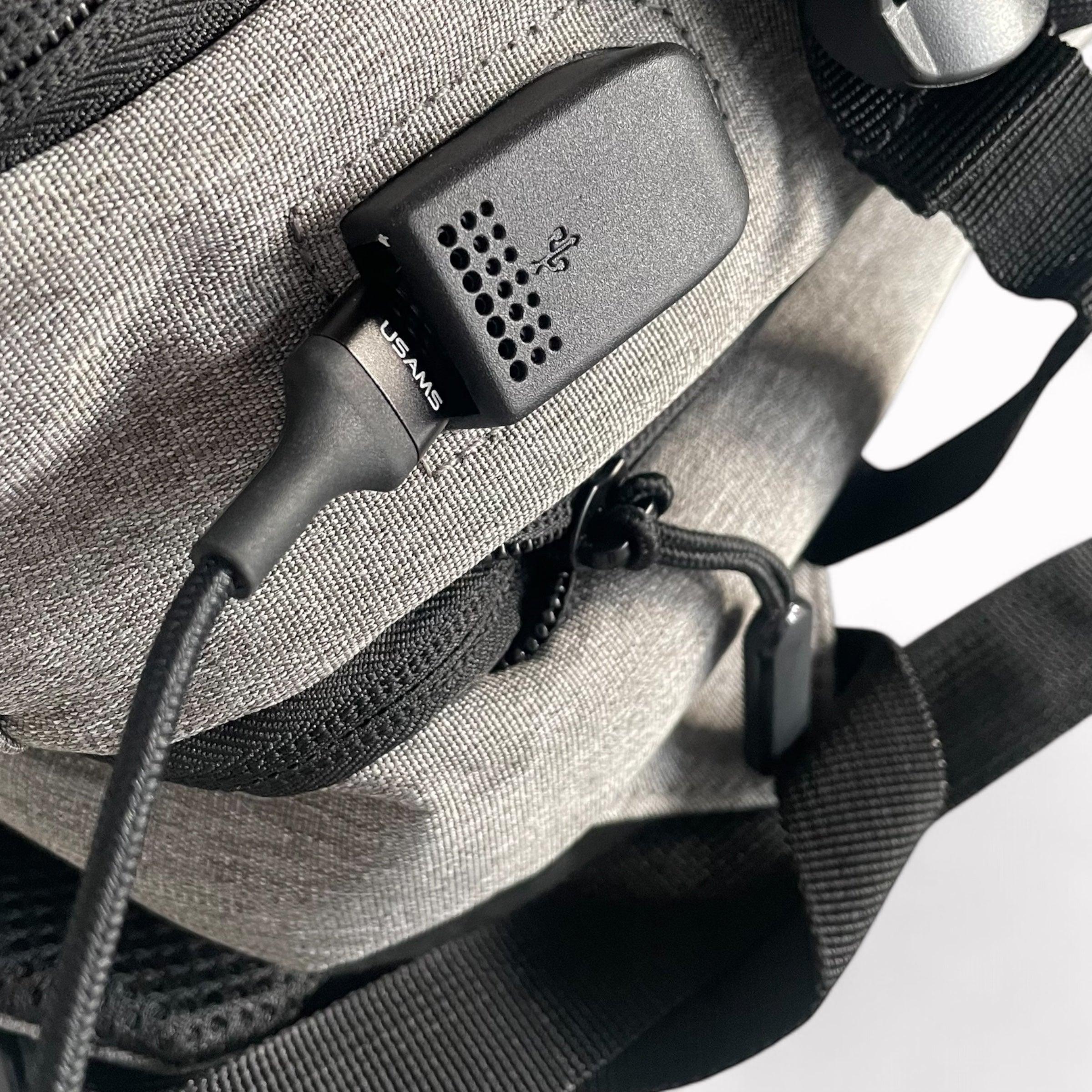 The Venturepack by Travel Companion. With its built in USB charging port, padded laptop compartment expandable zip design and durable materials this backpack is your perfect companion no matter where your tip takes you.