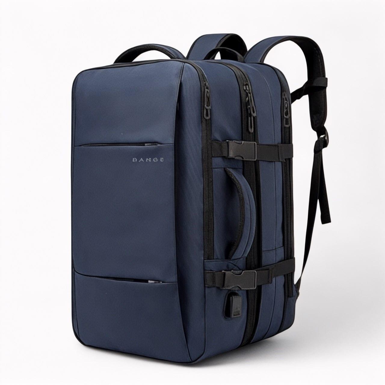 Digital Nomad Backpack by Travel Companion, ideal for travel or commuting with its large capacity , multi compartments , USB charging port, expandable zip design and padded laptop compartment.