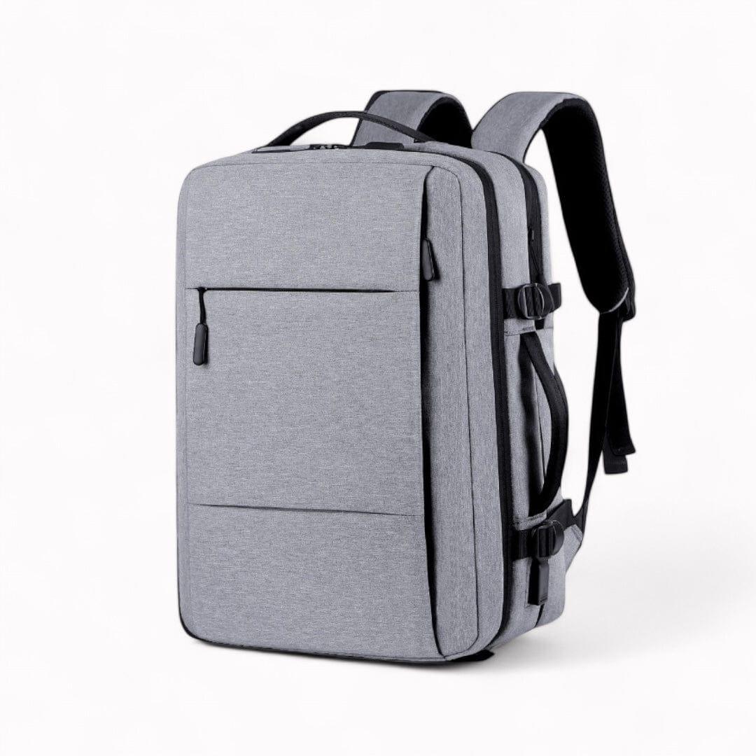 The Venturepack by Travel Companion. With its built in USB charging port, padded laptop compartment expandable zip design and durable materials this backpack is your perfect companion no matter where your tip takes you.