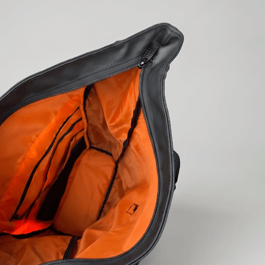 Travel Companion Black The Rolltop Backpack
