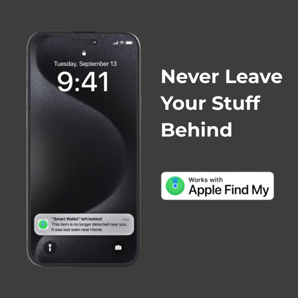 Travel Companion Black Tracking Card