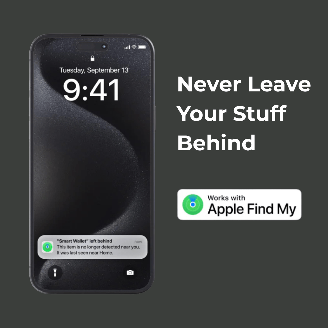 Travel Companion Black Tracking Card