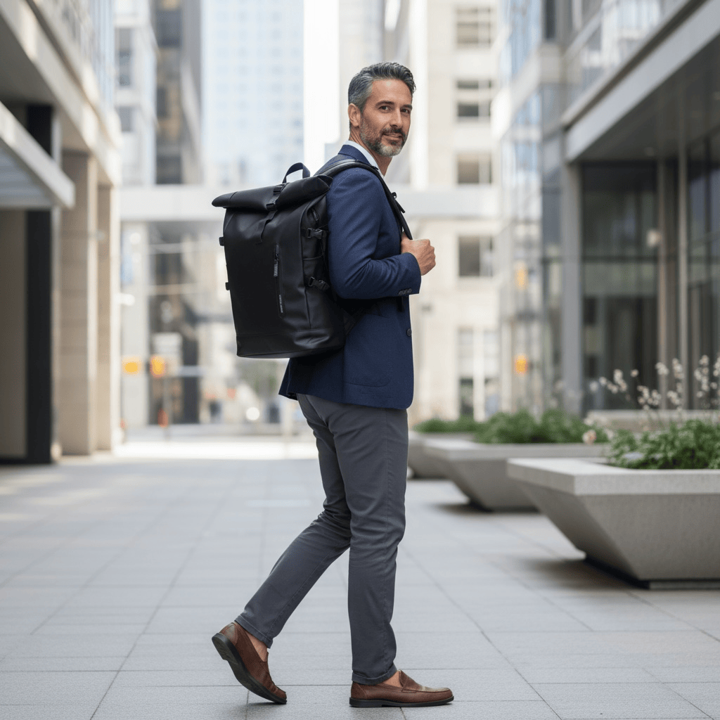 Travel Companion Commuter Backpack Rolltop Backpack