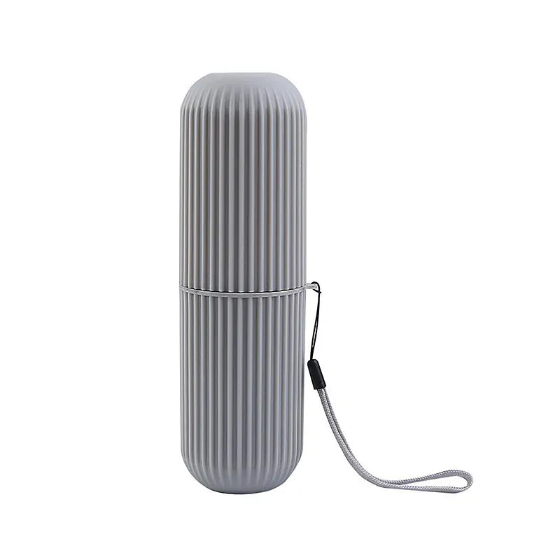 Travel Companion Grey Toothbrush Holder Case