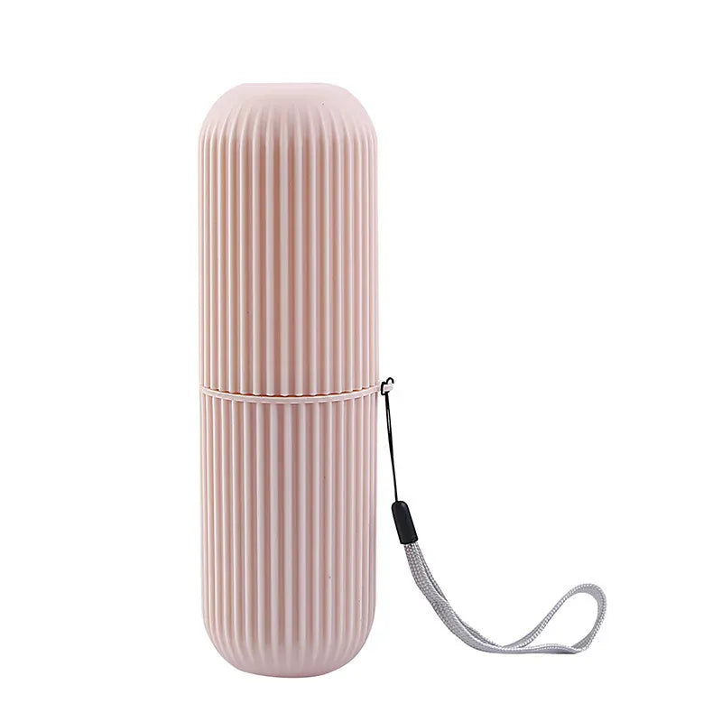 Travel Companion Pink Toothbrush Holder Case
