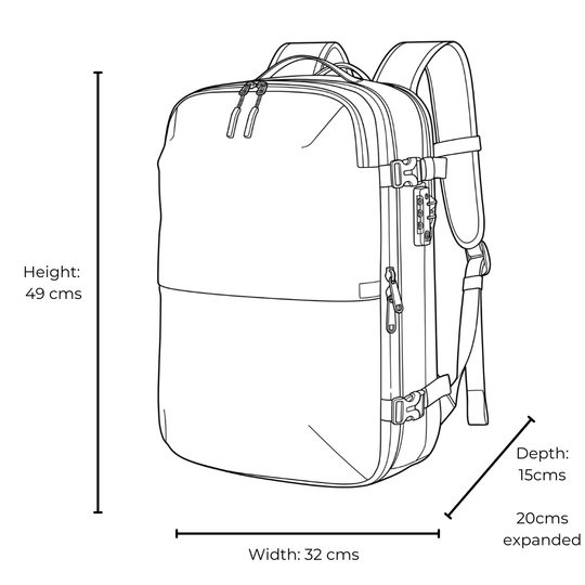 Travel Companion Travel Backpack The Packmax Travel Bag