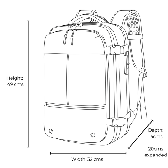 Travel Companion Travel Backpack The Spacesaver Travel Bag